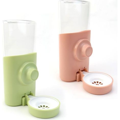 Kaninchen-Trinkflasche – 600 ml – Automatischer Hängespender – Für Nagetiere und Kleintiere – 2er-Pack (1/5)