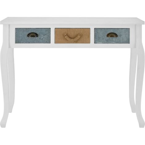 Interiors by Premier Aesthetic Console Table, Sturdy and Durable Hallway Table, Aesthetic Style Console Table with a Drawer (1/5)