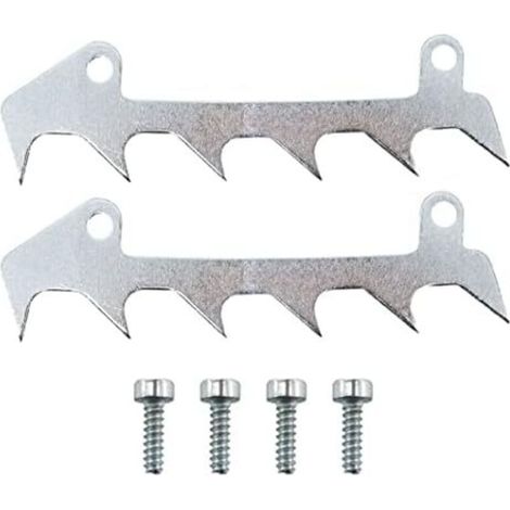 Lot de 2 griffes de butée pour tronçonneuse STIHL MS170 MS180 MS210 MS250 – Accessoire pour coupe précise – Inclus 4 vis de fixation (1/3)