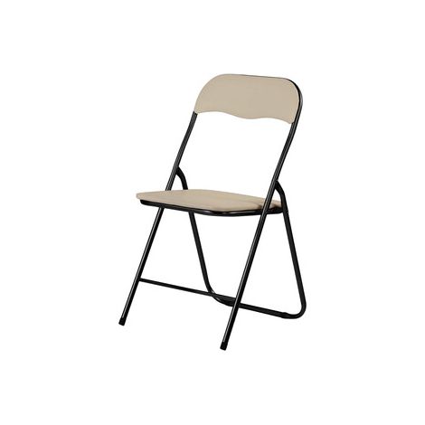 SEDIA PIEGHEVOLE POLO NERO/SABBIA- 6,0 pz