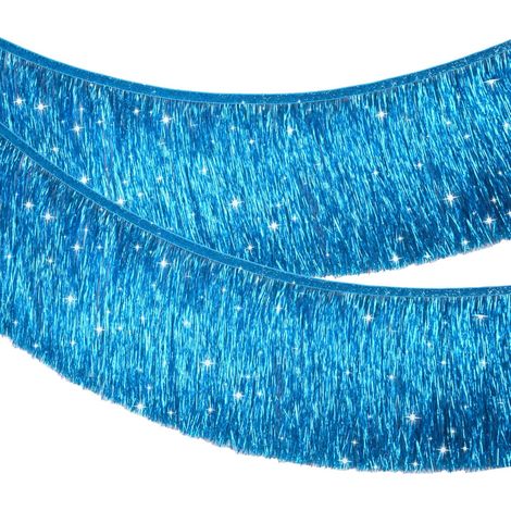 1 Guirlande à franges,Matériau PET,Rideau tinsel brillant,Décoration fête,Anniversaire Mariage
