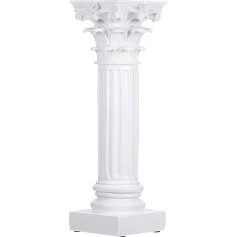 Bougeoir Colonne Romaine en Matériau Résistant aux Hautes Températures, Décoration Vintage Texturée Maison, Accessoire Décoratif de Bureau et Micro-Paysage, Bougeoir Délicat (1/5)