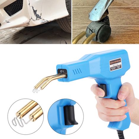 Pistolet à souder professionnel pour pare-chocs et carénages automobiles - Outil de soudage facile à utiliser - Prise US bleue 110 V (1/5)