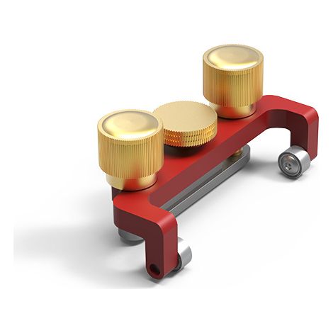 Outil de guidage d'affûtage, positionneur d'affûtage réglable pour ciseaux en alliage d'aluminium, support d'affûtage pour bois, lame de rabotage et rabotage à main, matériau en alliage d'aluminium, a (1/5)