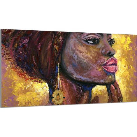 Placa protectora de vidrio para estufa 90x52 Mujer (1/5)