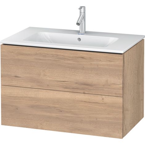 Duravit L-Cube Waschtischunterbau wandhängend, 2 Schubkästen,