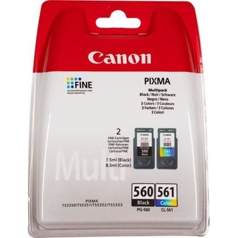 Canon Cartuchos de tinta originales PG-560/CL-561 Multipack Negro/Tricolor (1/5)