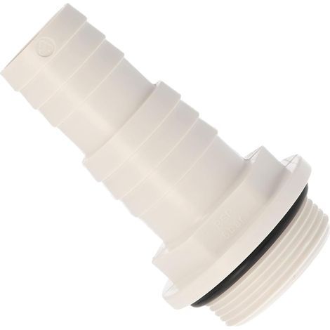 PVC-Schlauchverbinder Schlauchverbinder mit O-Ring und 1 1/2"-Außengewinde Adapter für Rohre mit Ø 32–38 mm Ersatzteile Poolzubehör (1/5)
