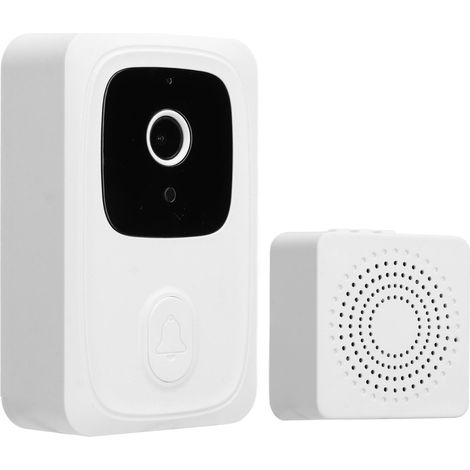 Sonnette vidéo intelligente Graffiti WiFi basse consommation avec interphone bidirectionnel, vision nocturne HD longue portée et vision nocturne. (1/5)