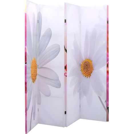 Paravent Cloison de séparation pliable - Séparateur de Jardin 200 x 170 cm Fleur BV887337 - BonneVie (1/5)