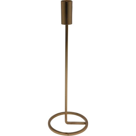 Candelabro alto dorado de 31 cm (1/2)