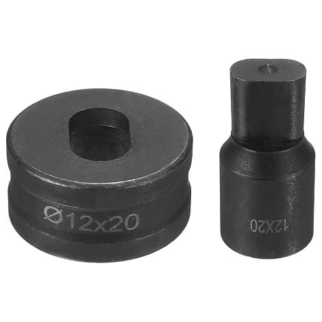 Matrice De Poinçonnage Hydraulique 12x20mm Acier 40Cr Noir (1/5)