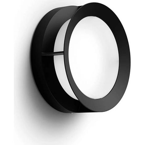 Aplique mural de exterior Negro Led 12 W Philips (1/4)
