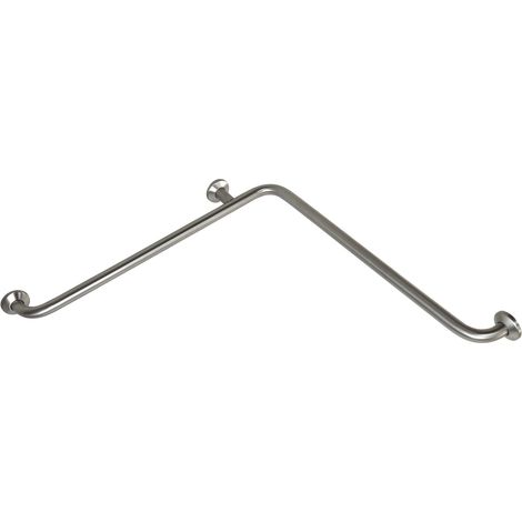 Presto Barra de apoyo ángulo horizontal inox RAL (1/2)