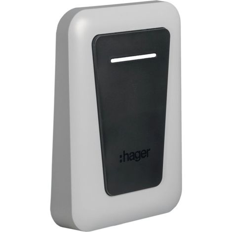 hager Zierblende verkehrsweiß 9016 Ladestation witty one plus pro mit Ladekabel