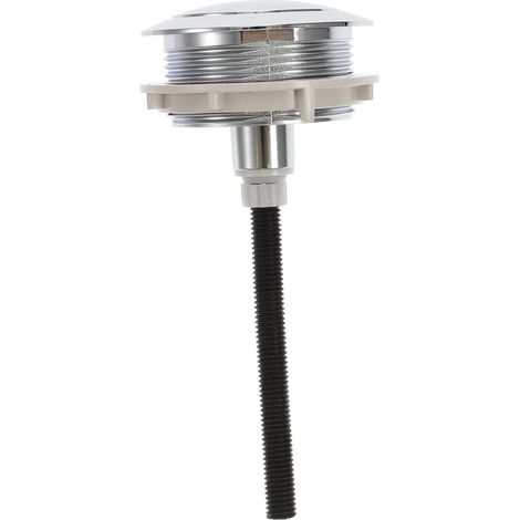 Bouton de chasse d’eau Rond en Abs Argenté (1/5)