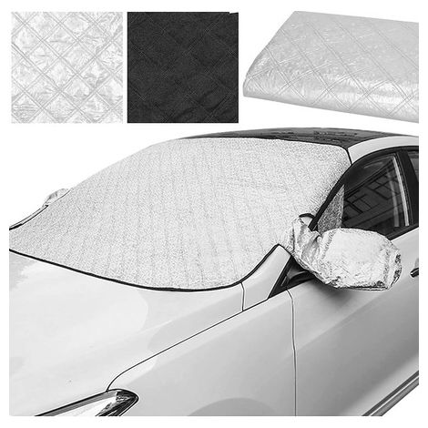 SPRINGOS Auto Windschutzscheibe Frontscheibenabdeckung mit 5 Magneten 119 x 143 cm
