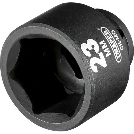 Draper 20172 Draper Hi-TORQ Impact Socket, 3/8"" Sq. Dr., 23mm