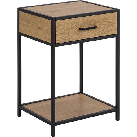 Seaford Nachttisch 1 Schublade 1 Regal Natur.