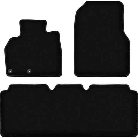 Tappetini base in velluto nero per: Renault Grand Espace IV monovolume (2002-2014) (1/5)