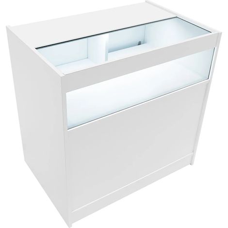 LED Retail Shop Counter B900 - White (1/5)