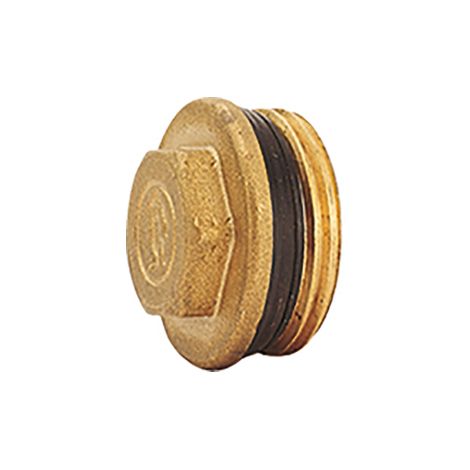 Giacomini – Bouchon de terminaison 20x27 – Raccord de robinetterie fileté – Pour installations sanitaires – R592DY004 (1/5)