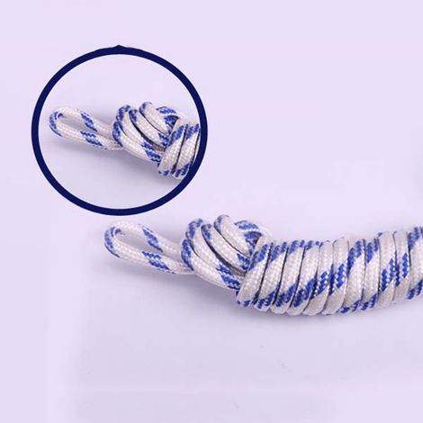 Corde à sauter réglable pour enfants avec poignée en plastique, équipement d'entraînement (bleu) (1/3)