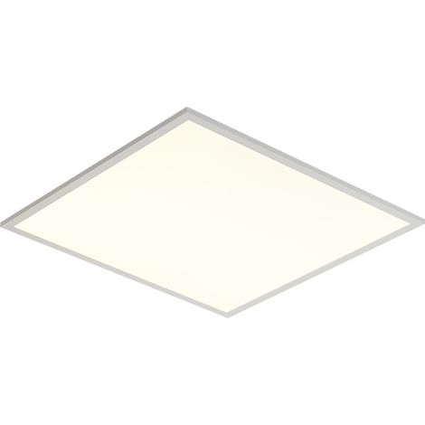 QAZQA Panneau LED blanc carré avec LED à intensité variable en 3