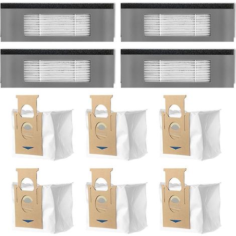 Sac à poussière avec filtre HEPA pour aspirateurs Ecovacs Deebot T9, Aivi T8, Aivi N8 et N5 (1/4)
