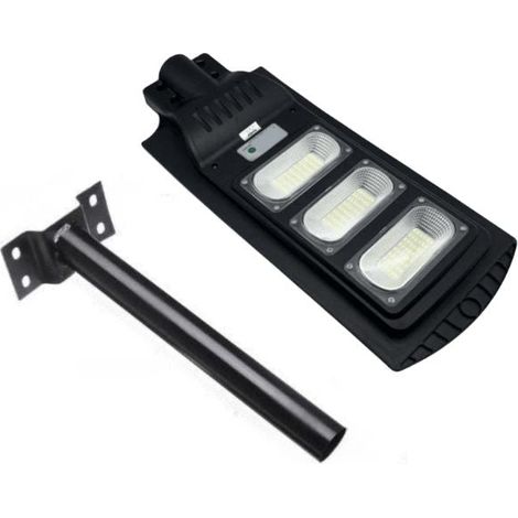 Luminaire LED urbain solaire 30W IP65 (Barre métallique incluse) - Blanc Froid 6000K - 8000K - SILAMP