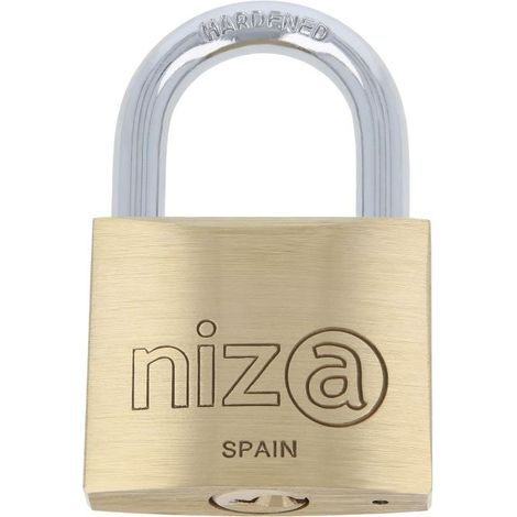 -CAHERSA- CANDADO NIZA AN-40 Latón Mate  AMIG (1/2)