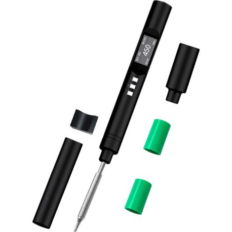 Fer à souder intelligent avec écran OLED de 0,96 pouce, PTS200 Max, 100W, interface Type - C, compatible avec les protocoles de charge PD2.0/3.0 (1/5)