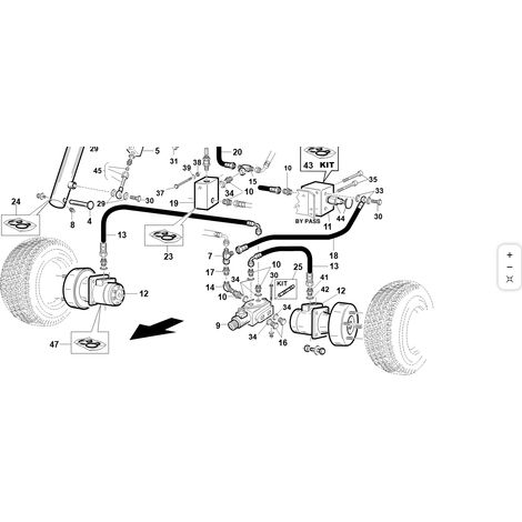 MOTORE ORBITALE ARS 130 DR CN32 ORIGINALE KUBOTA GIANNI FERRARI 92001000005