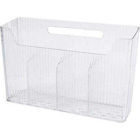 Organisateur Murale Transparent Rangement Sous Evier Cuisine, Meuble Van Aménagé, Idéal Film Plastique, Papier Alu et Accessoires Salle de Bain