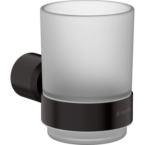 Deante Arnika mug da parete nero opaco acciaio inossidabile