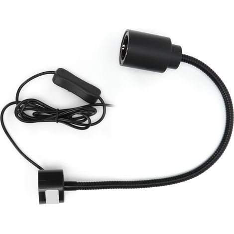 Flexible 7-W-LED-Arbeitsleuchte mit Schwanenhals, magnetischer Clip-Befestigung für Nähmaschinen, EU-Stecker 110–220 V (1/5)