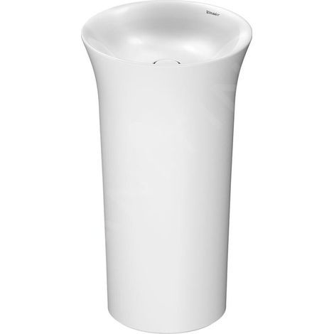 Tulip blanc lavabo à poser, largeur 500mm, sans trou pour (1/5)