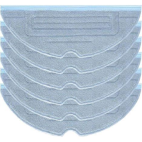 6pcs Serpillière pour Roborock S7 Pro Ultra S7 MaxV Ultra S7 Plus S7 Max Pièces de Rechange Accessoires pour Roborock S7 T7s T7s Plus Robot Aspirateur-- (1/4)