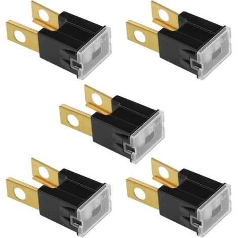 5pcs Fusible Automobile Monté sur Palettes 32V 80A Terminal Mâle Fusionnée Bloc J de la Lame pour Véhicules Automobiles Camions Matériel Électrique Marin (1/5)