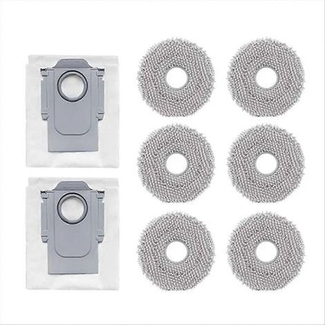 Sacs à poussière pour Roborock Q Revo, Qrevo Master, Qrevo MaxV, Qrevo Pro, Qrevo S, pièces détachées, chiffons, lingettes de nettoyage (1/5)