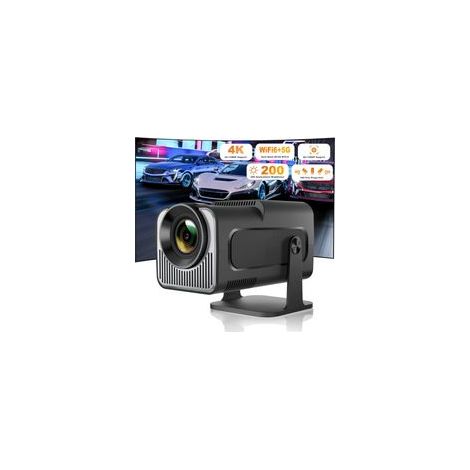 Mini projecteur portable, compatible 4K et 1080p, Wi-Fi 6 double bande, 5 GHz, Bluetooth, Android, (1/5)