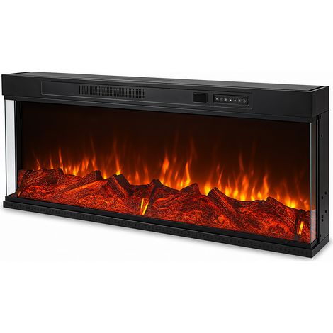 TolleTour Panorama Elektrokamin 50 Zoll, 900/1800 W, Fernbedienung, WiFi (1/5)
