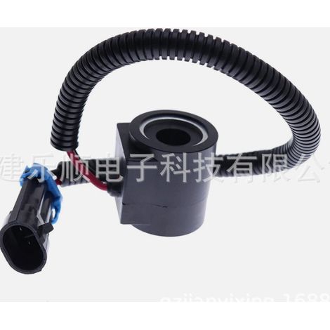 Bobine d'électrovanne 6309412 12 V compatible avec les vannes Heidefuse 08 80 88 98 pour chargeuse compacte Bobcat (1/3)