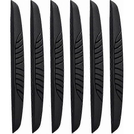 Set mit 6 schwarzen Türkantenschonern für Pkw und Lkw, Kratzschutzleisten (1/5)