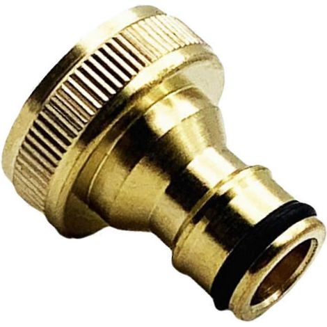 Raccord rapide fileté pour tuyau d'arrosage extérieur 3/4" (1/5)