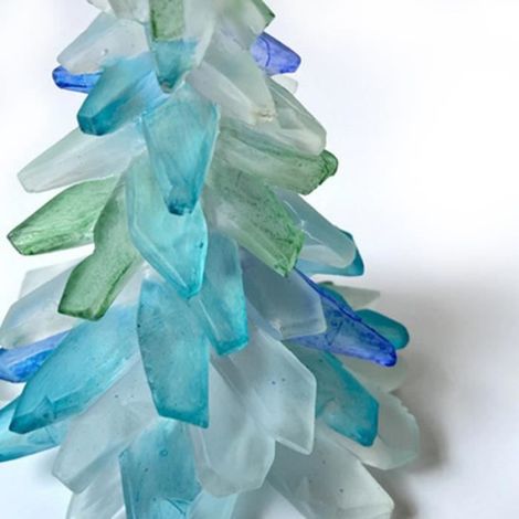Statue Arbre De Noel - Résine - Décoration Lumineuse Pour Fête De Noël - 15 cm Ou 20 cm - 1 Pièce (1/3)