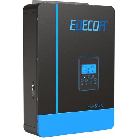 6200w Onduleur Hybride 48v 230v 7000VA Chargeur Solaire MPPT 110A Pur Sinus Off-Grid Chargeur de Batterie, priorité au réseau, régulateur de Charge Solaire (Module WiFi Compatible) (1/5)