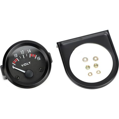 Voltmètre universel 12V pour voiture, jauge de tension 52mm/2 pouces, 8-16V BX100007 (1/4)