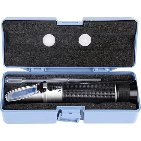 Professional refractometer, portable alcohol testing refractometer 0-80%, wine tester meter measuring instrument (1/5)