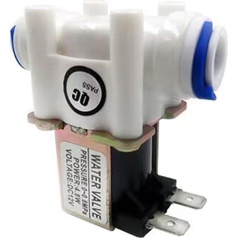 Électrovanne 3/8" DC 12 V N/C normalement fermée Interrupteur de débit d'entrée d'eau (1/5)